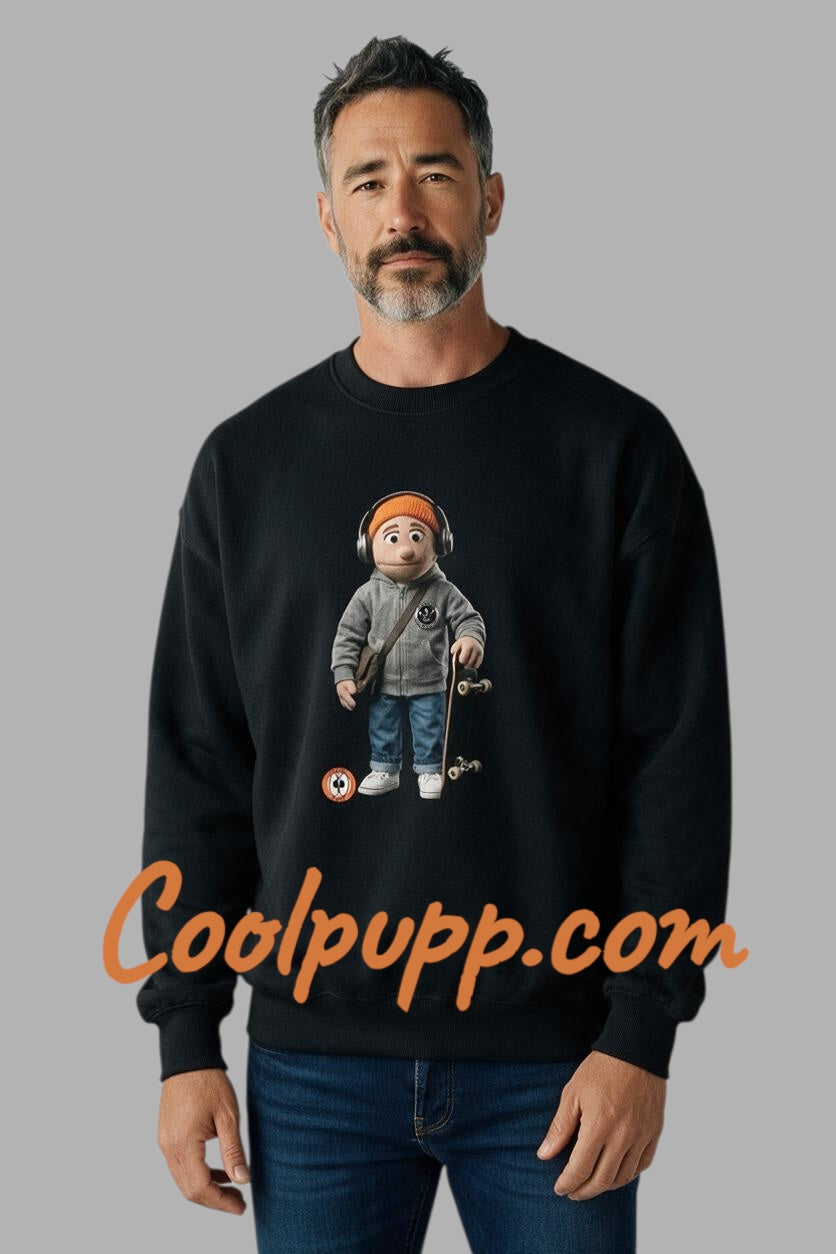 Cool dude Skater. Unisex Sweatshirt Classic fit.